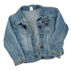 Carters | Girls size 5 | Classic Denim Jacket | Measures 14.5" x 11.25"